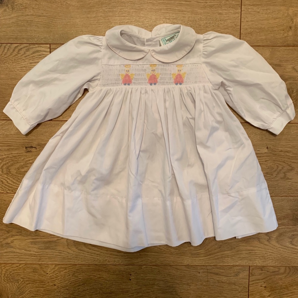 Smocked Angel Dress by Bailey Babies